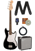 Black Bass Guitar with Amplifier and Cable R38996