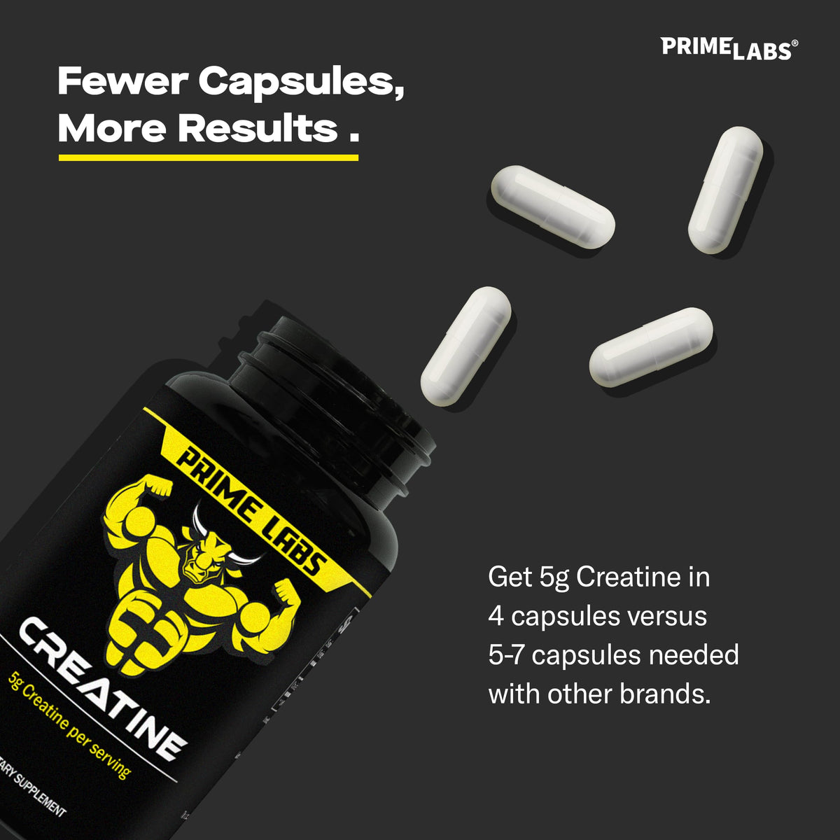 Creatine Monohydrate Capsules 5g J124064