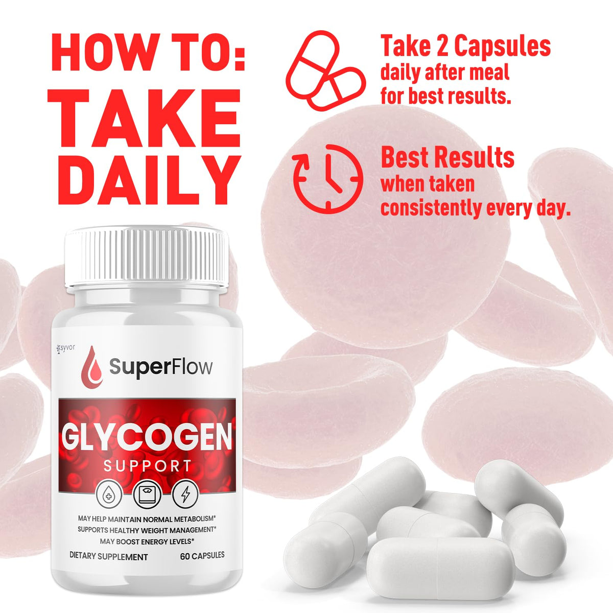 Glycogen Support Supplement Formula 180 Capsules Z484