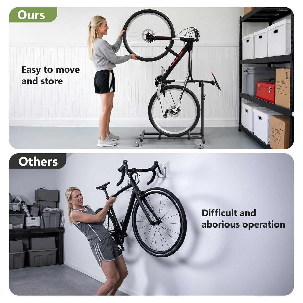 Freestanding Black Bike Stand G5216
