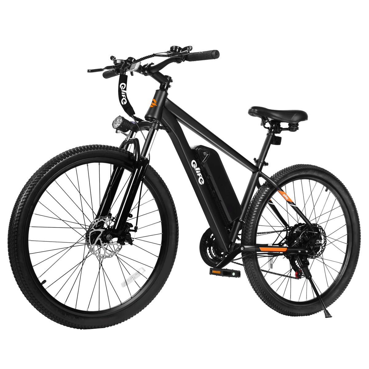 Electric Bike 21-Speed 1000W 48V 375Wh 26X2.1 Tire E-MTB S67064