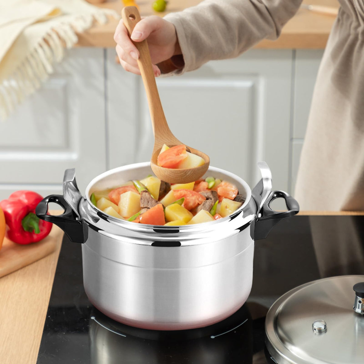 3L Stainless Steel Aluminum Mini Pressure Cooker J25725