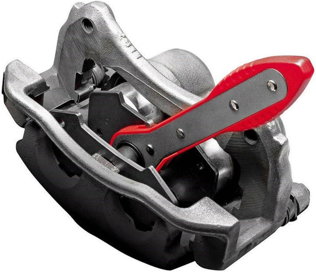 Brake Caliper Press Tool with 2 Caliper Hooks 2 Steel Plates and Gloves S2445