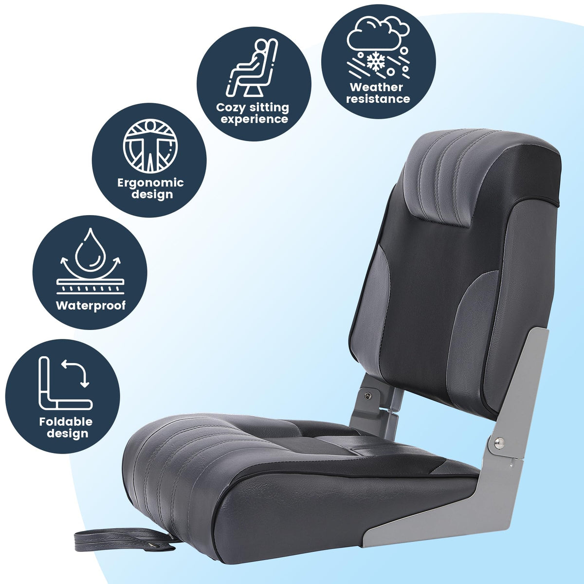 Low Back Folding Boat Seats Z29954