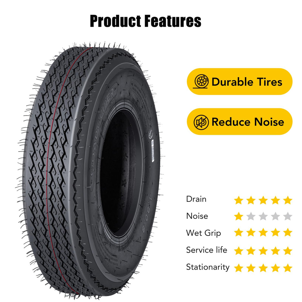8 Inch Trailer Tires 2 Pack V730733