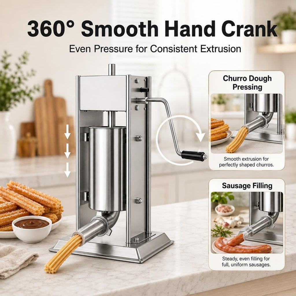 3L 304 Stainless Steel Sausage Stuffer & Churro Maker X701
