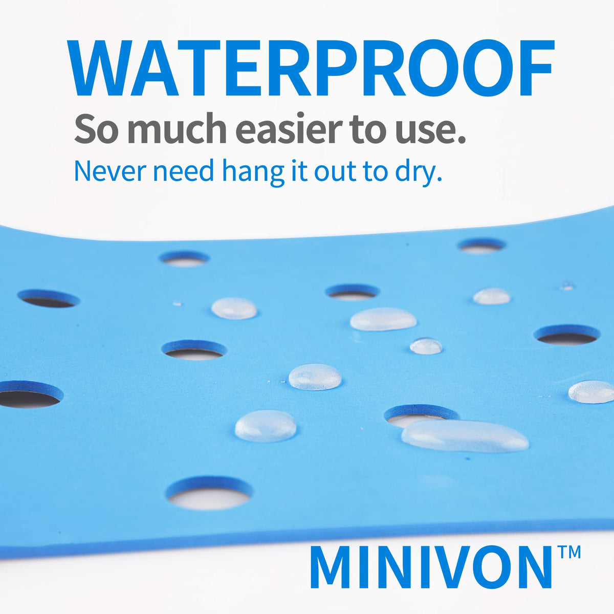 Waterproof Non Slip Soft Foam Shower Bench Cushion U9151