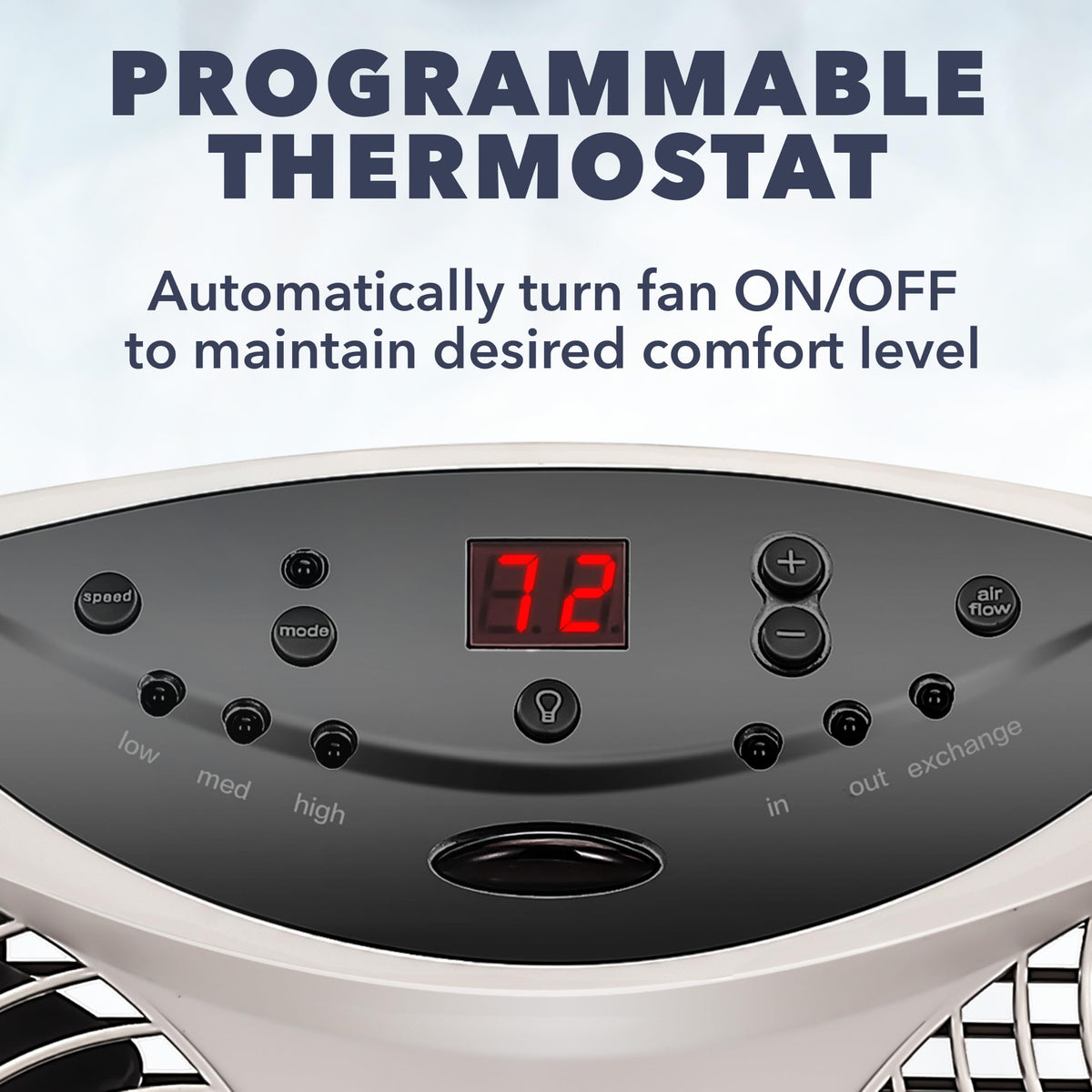 Window Fan with Reversible Airflow Blades, 3-Speed Y606655