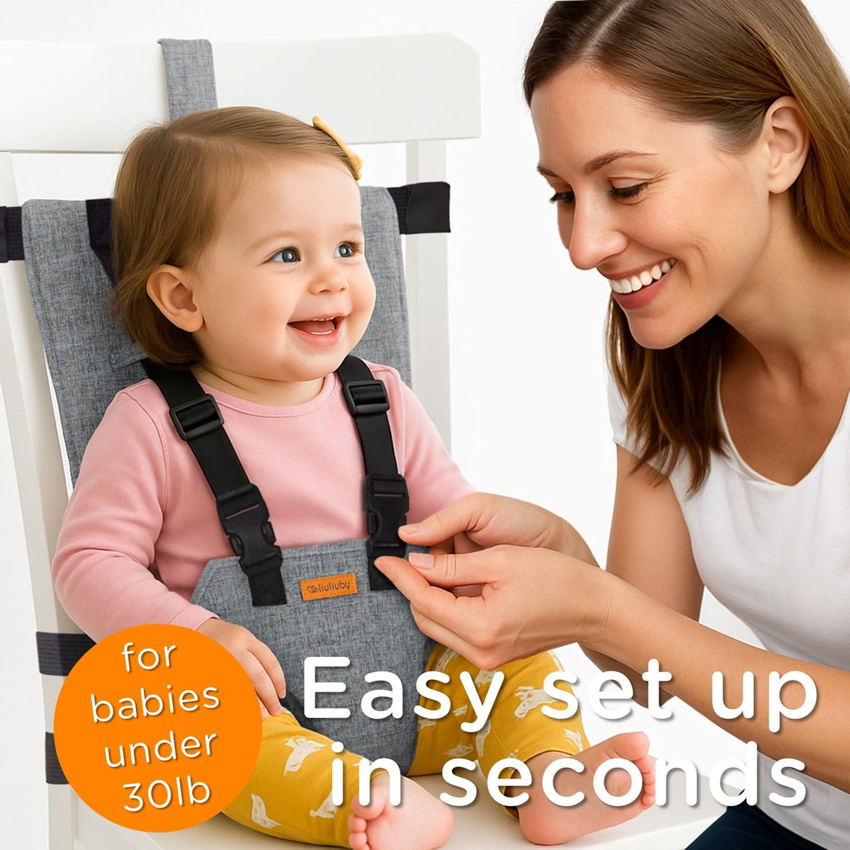 Compact Travel High Chair Portable Baby Harness Seat K9525