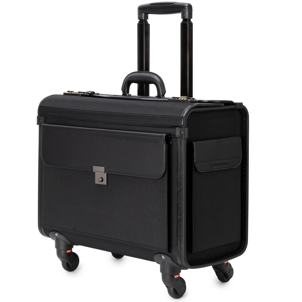 Wheeled Briefcase with 17” Laptop Compartment and Dual Combo Locks B830325