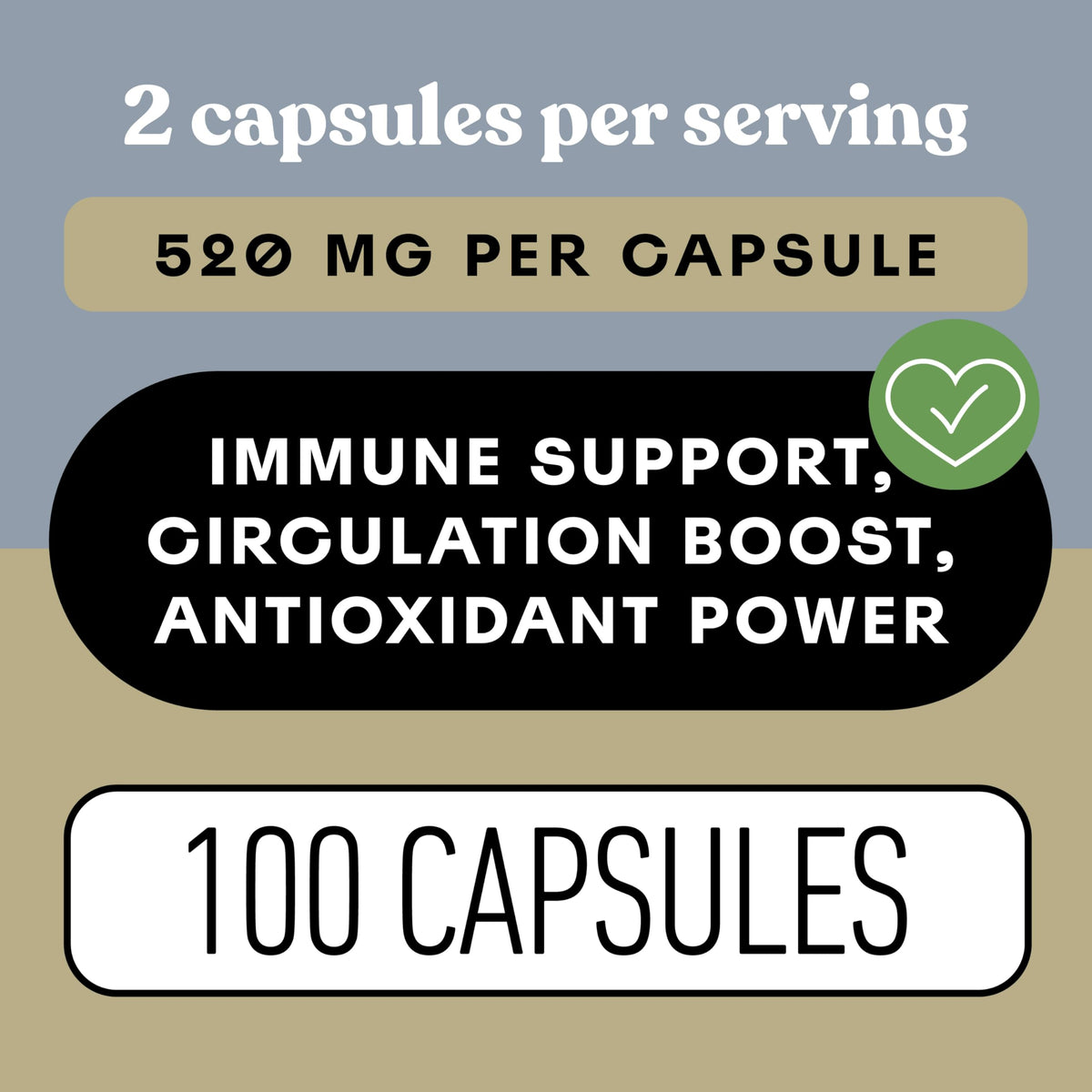 Organic Garlic Capsules 520mg J200714