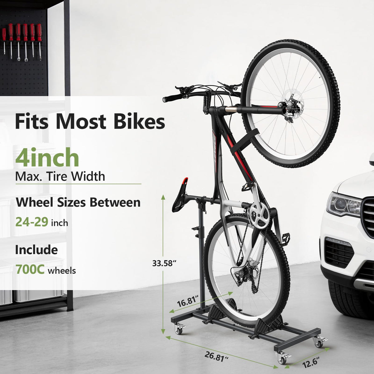 Freestanding Black Bike Stand G5216