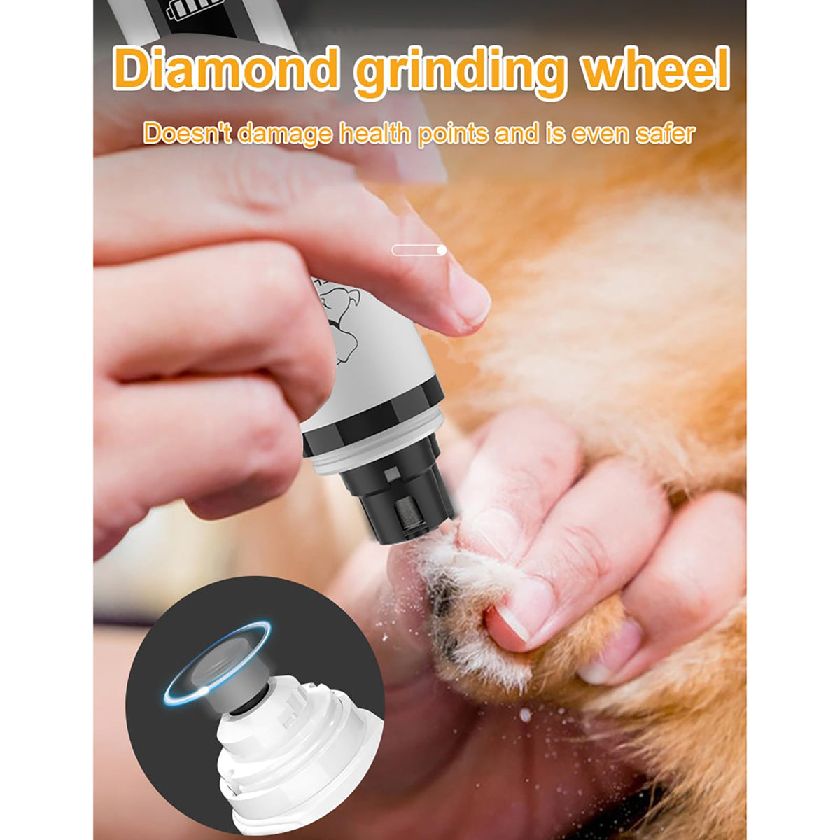 Dog Nail Grinder, 3-Speed, Ultra Quiet N896150