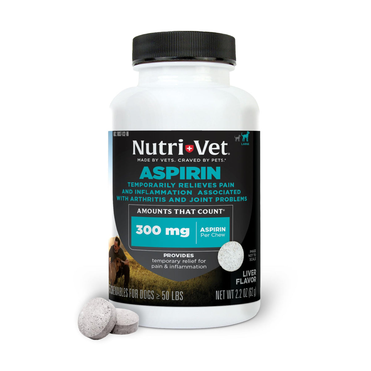 Aspirin Tablets for Large Dogs 300mg 75 Count K812978