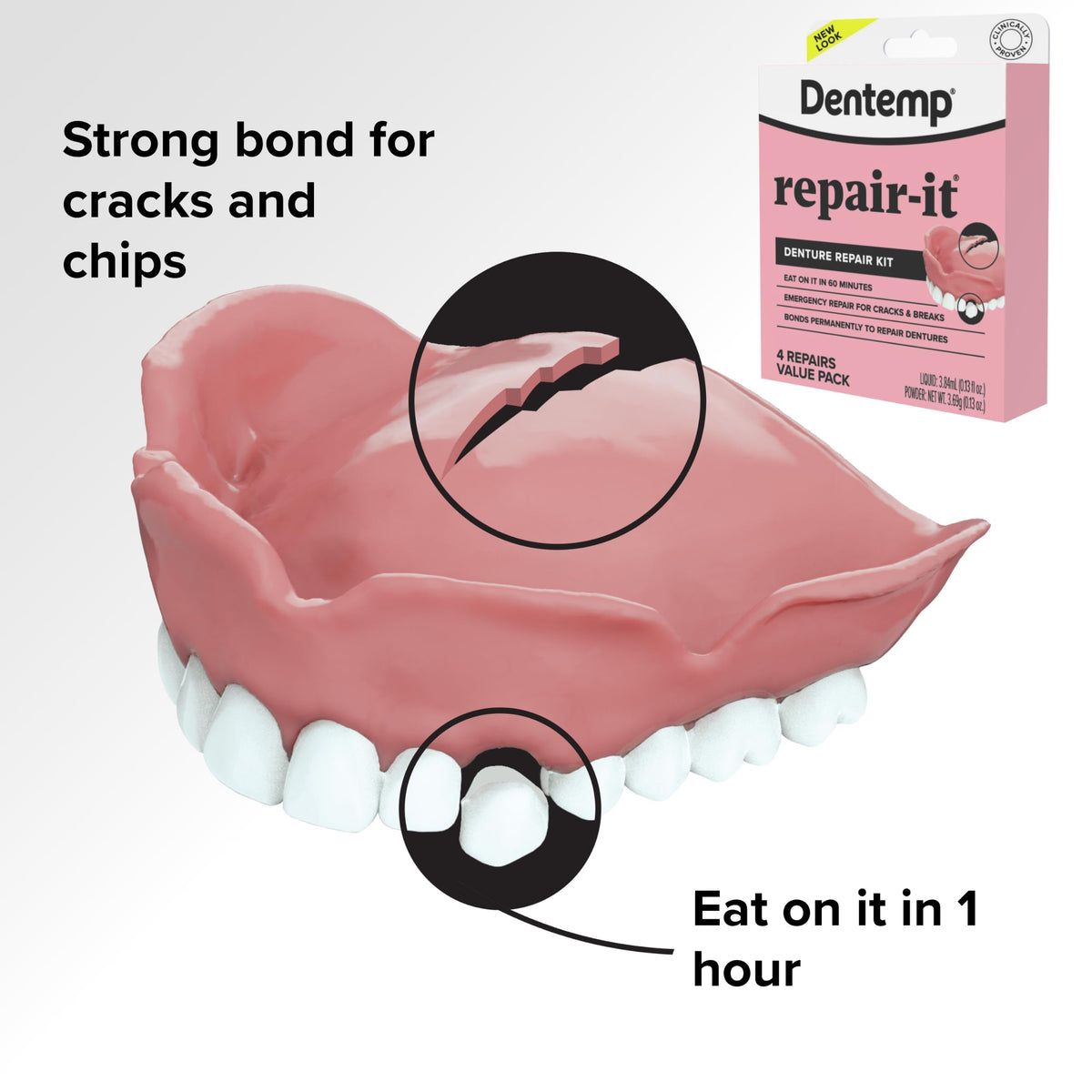 Denture Repair Kit & Denture Reliner M493326
