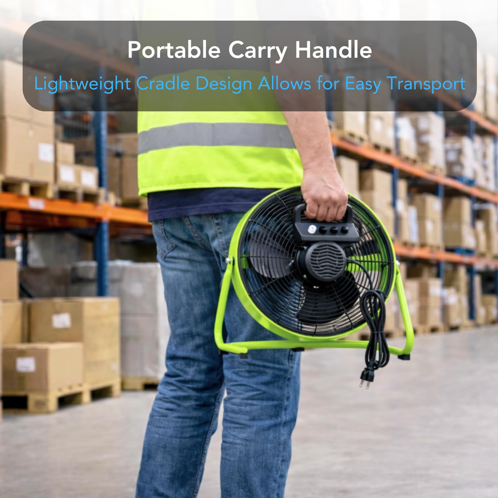 14-Inch High-Velocity Industrial Floor Fan F679