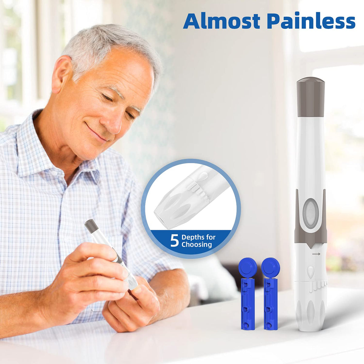 Blood Glucose Monitor Kit & 200 Test Strips K2985