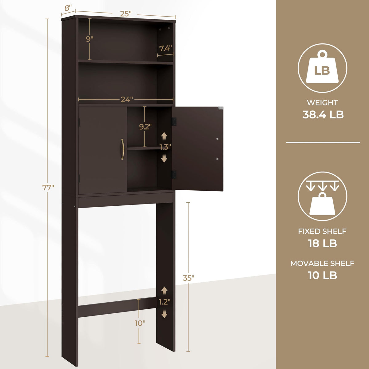 Over the Toilet Storage Cabinet N39350
