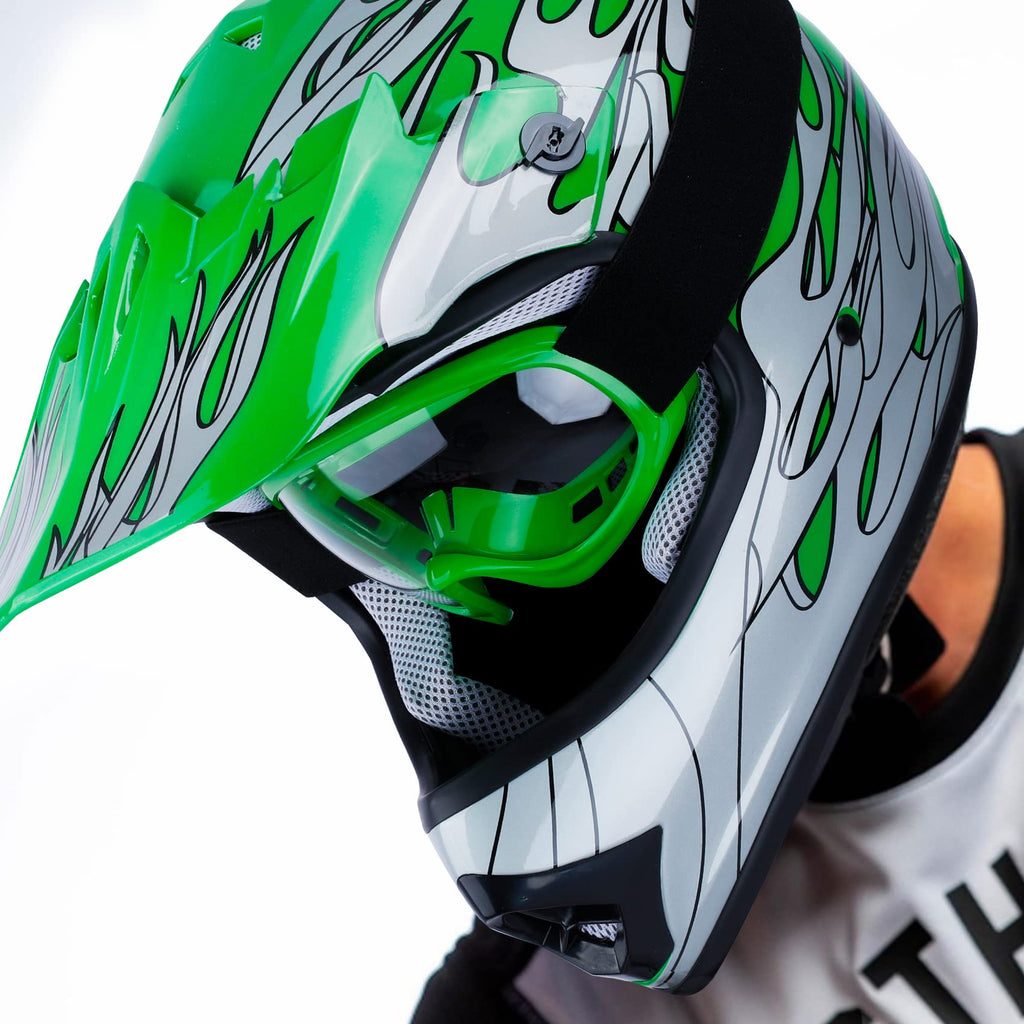 Youth Kids Motocross Helmet with Goggles and Gloves N528