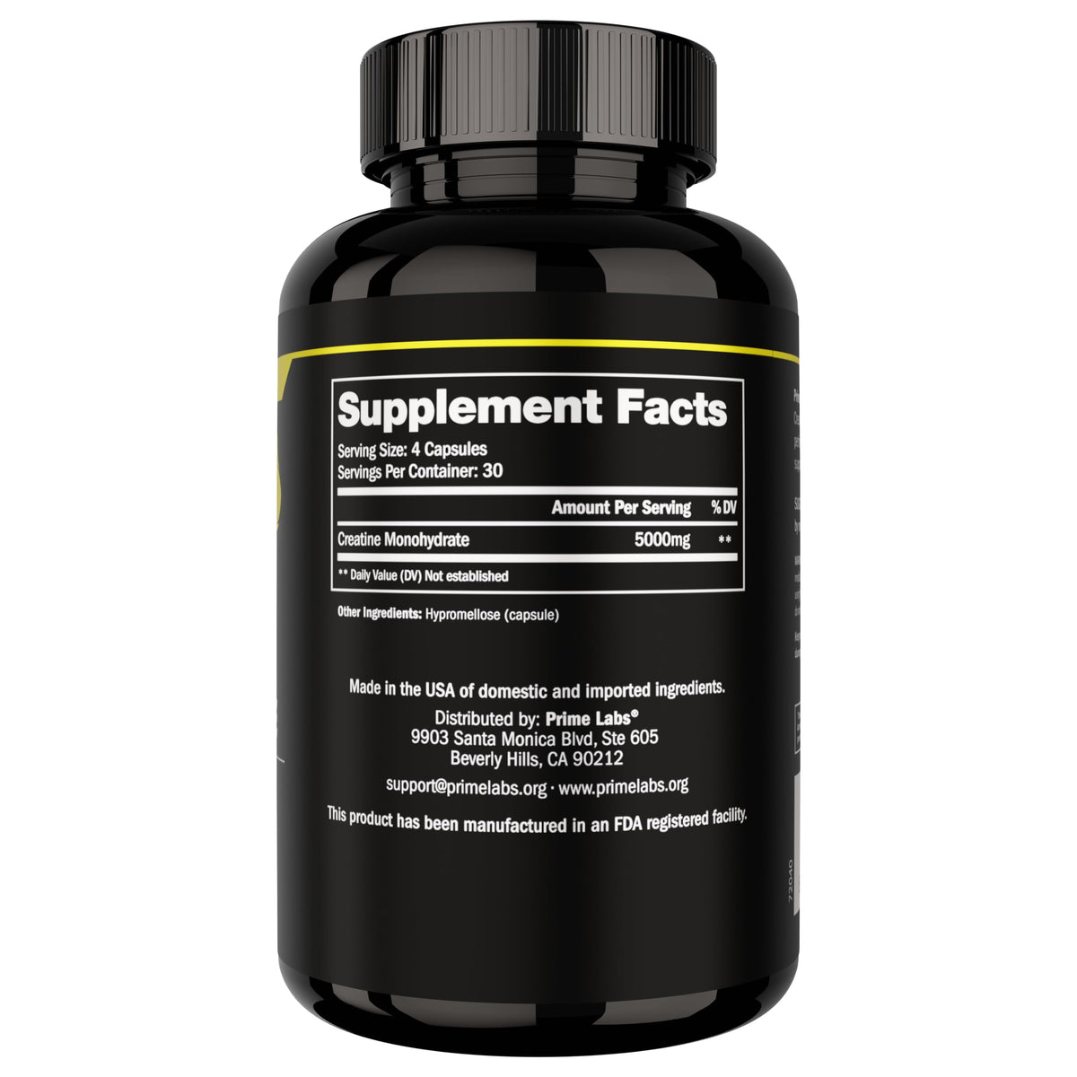 Creatine Monohydrate Capsules 5g J124064