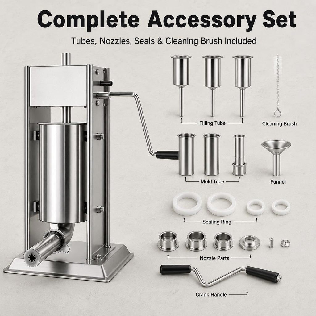 3L 304 Stainless Steel Sausage Stuffer & Churro Maker X701