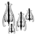 3" 4" 6" 8" 4-Piece Gear Puller Set Y7874