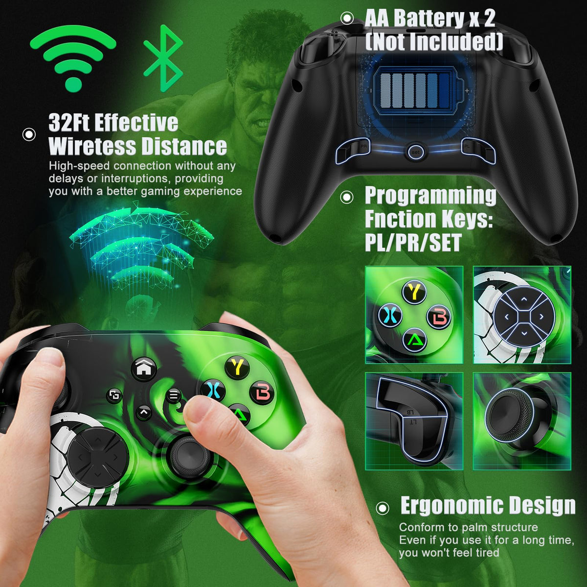 Wireless Controller for X-Box One X|S Series PC R38370