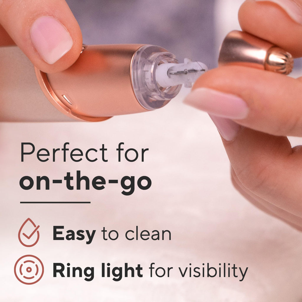 Electric Eyebrow Hair Remover with LED Light C60878