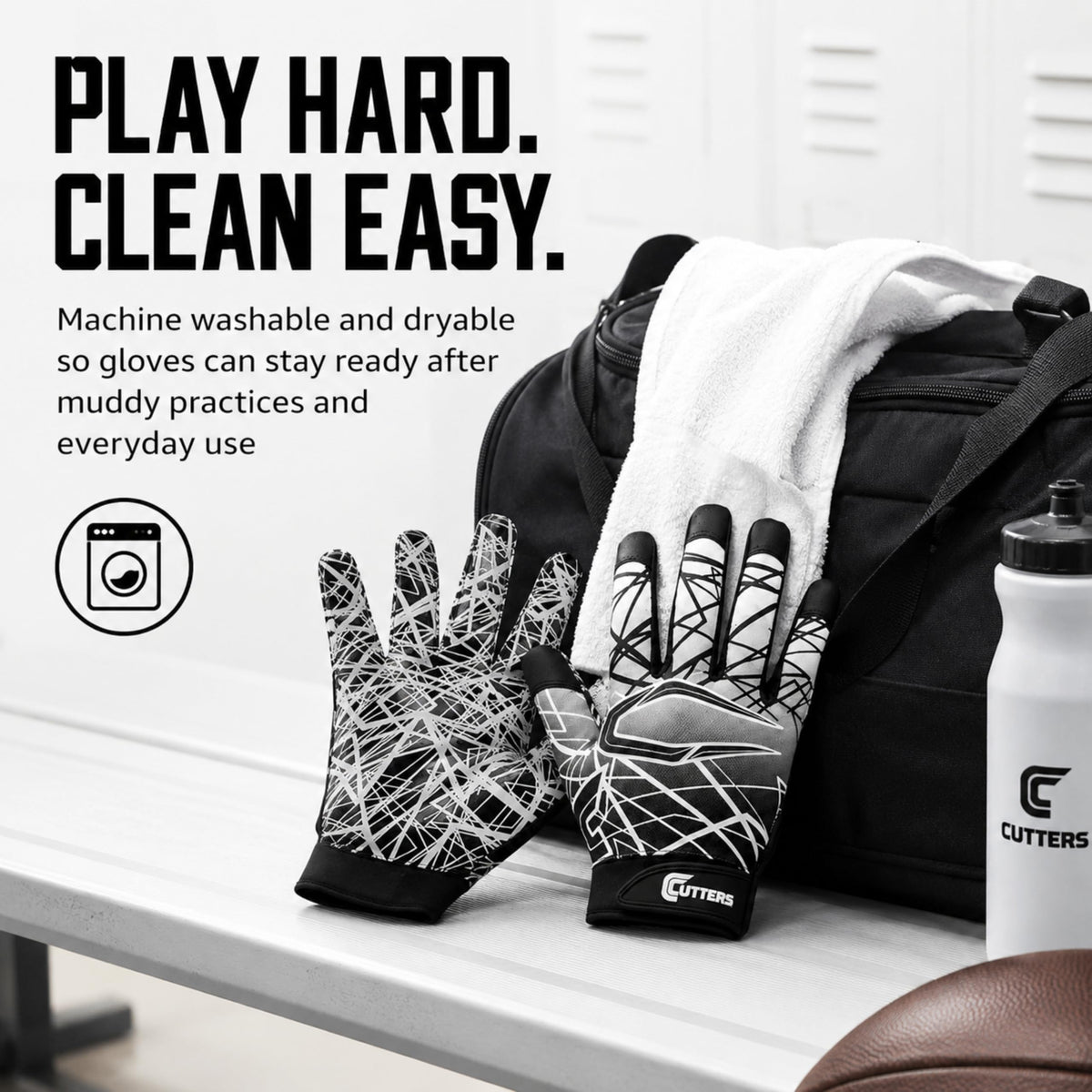 Football Gloves with Silicone Grip S98730