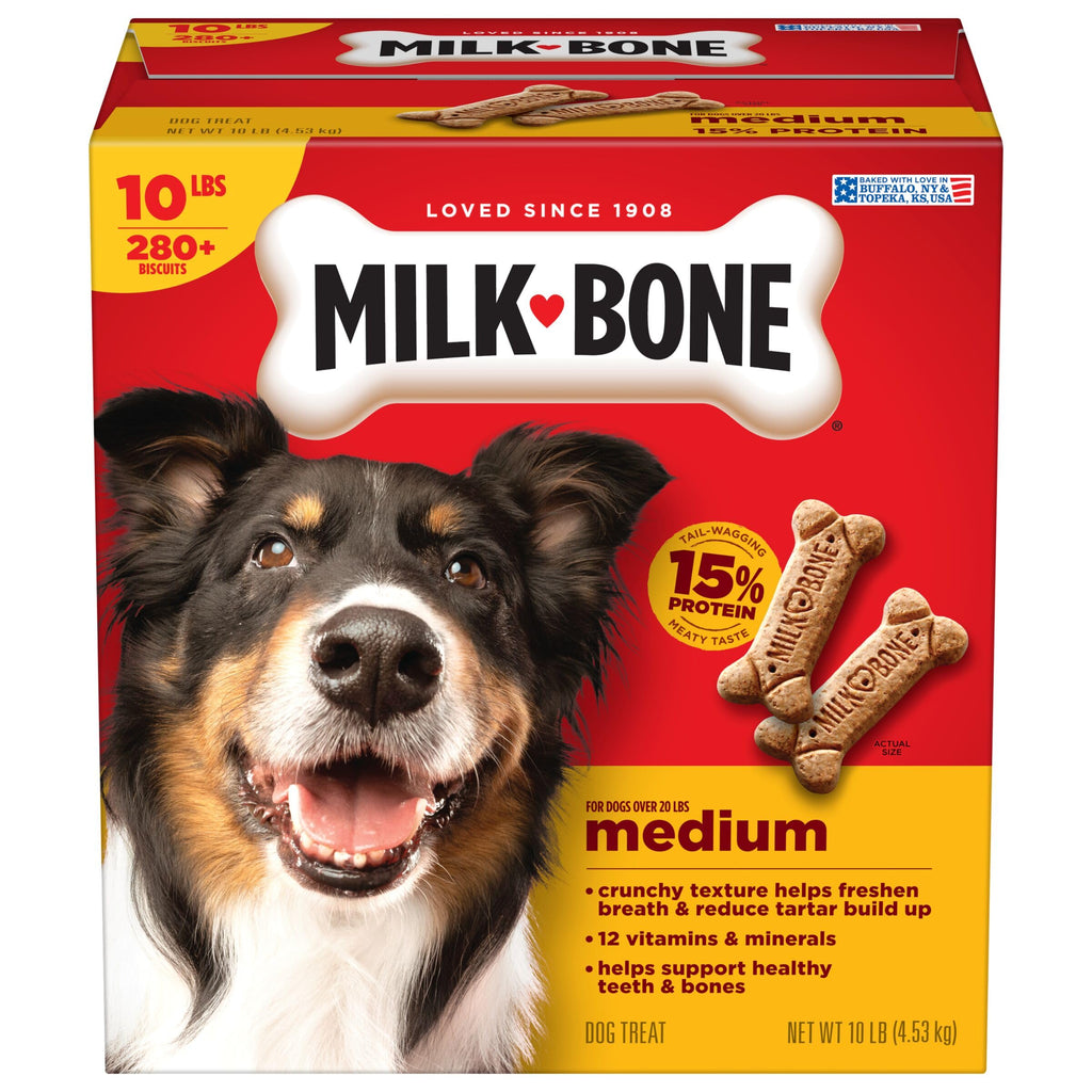 Medium Dog Biscuits 10 lb Box O2619