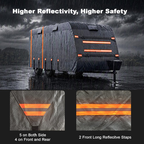 14-16ft 7 Layers Heavy Duty Waterproof Camper Cover O432