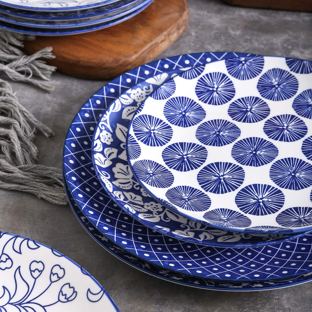 10 inch Porcelain Dinner Plates + 12-Pieces Dinnerware Sets N741815