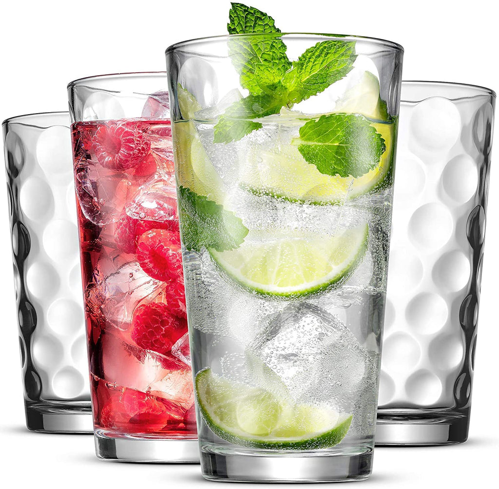 Set of 12 Stackable Drinking Glasses O412