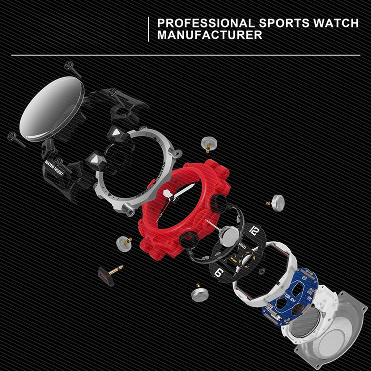 Water Resistant LED Digital Wrist Watch C94541