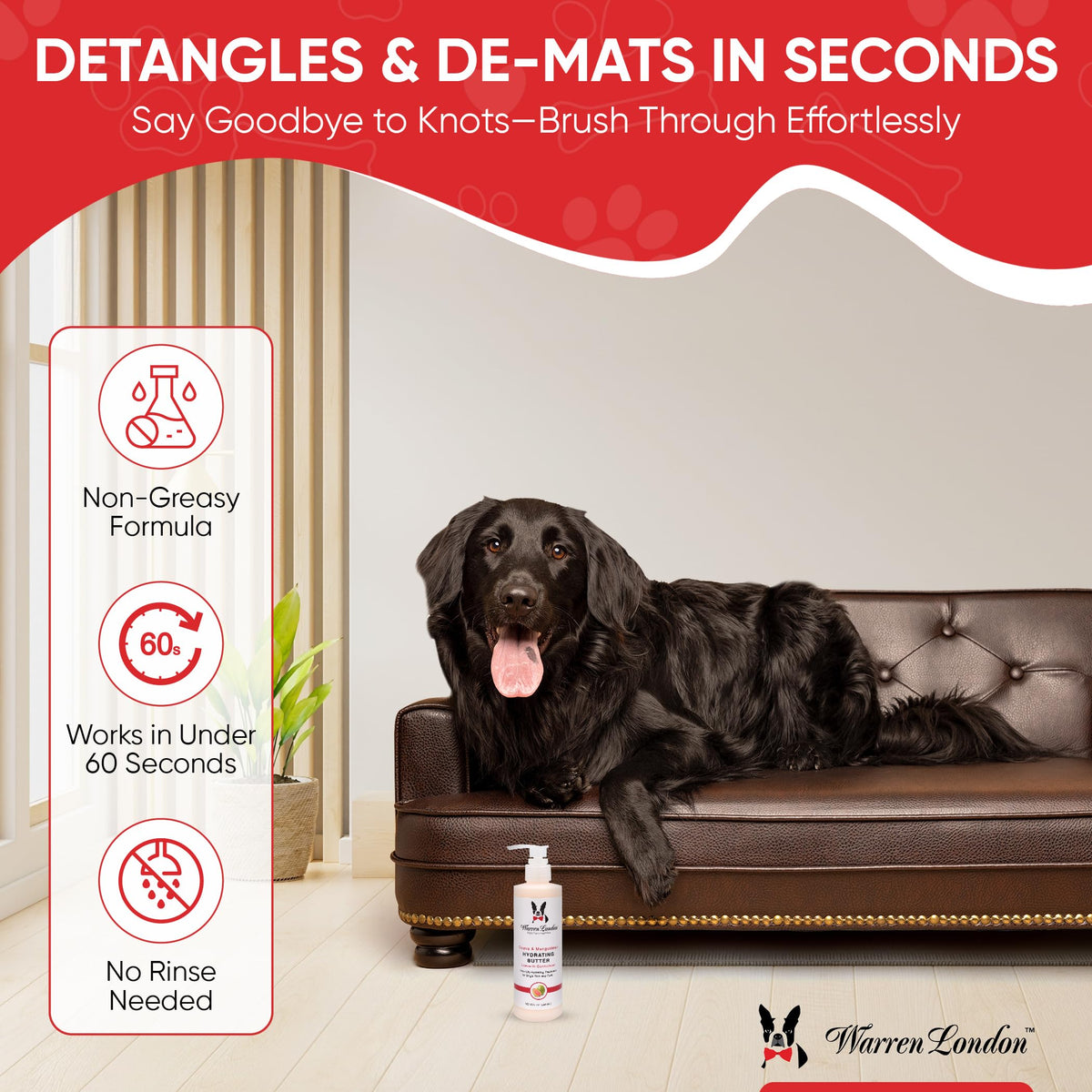 Hydrating Leave in Dog Conditioner 8oz B627303