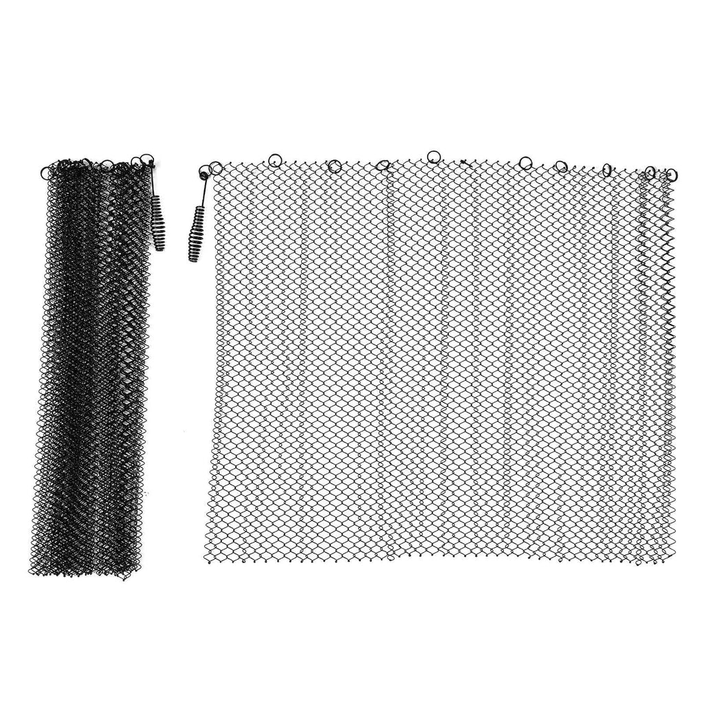 2 Pack Fireplace Screen Mesh Curtain D2765