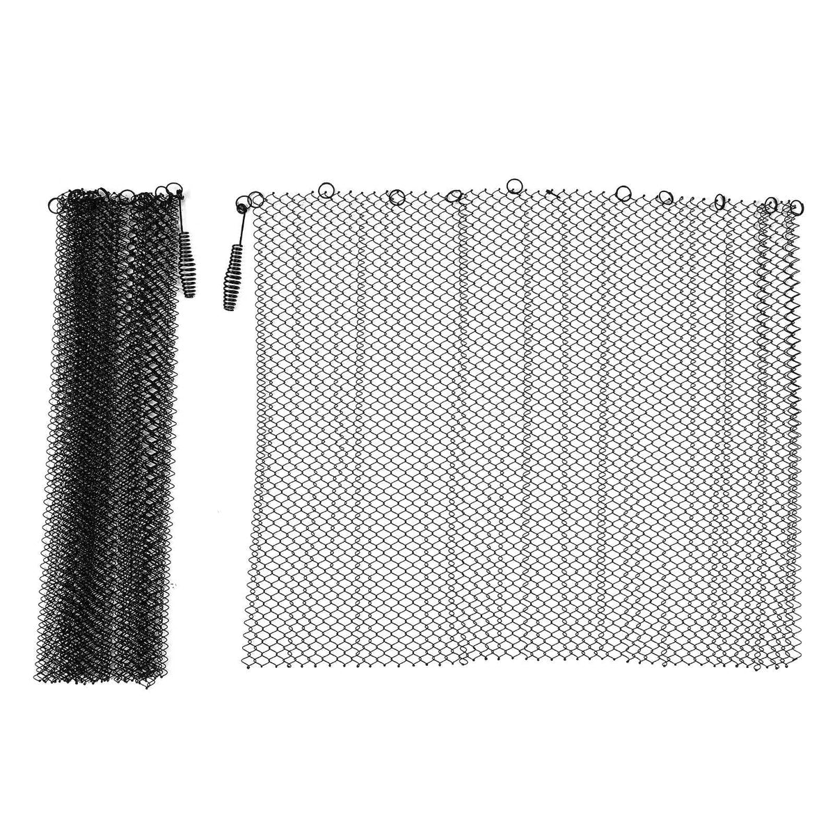 2 Pack Fireplace Screen Mesh Curtain D2765