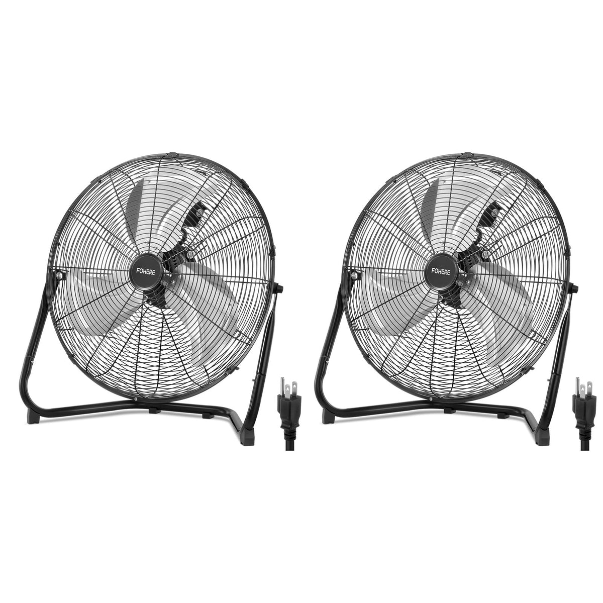 2-Pack 20-Inch High Velocity Floor & Wall Mount Fans F289012