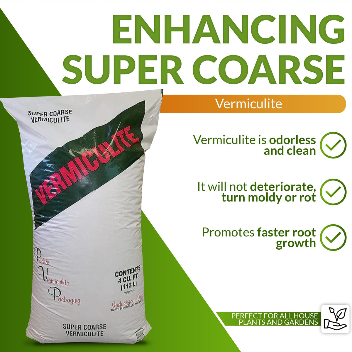 Super Coarse Vermiculite Soil Conditioner 4 Cubic Foot U7966