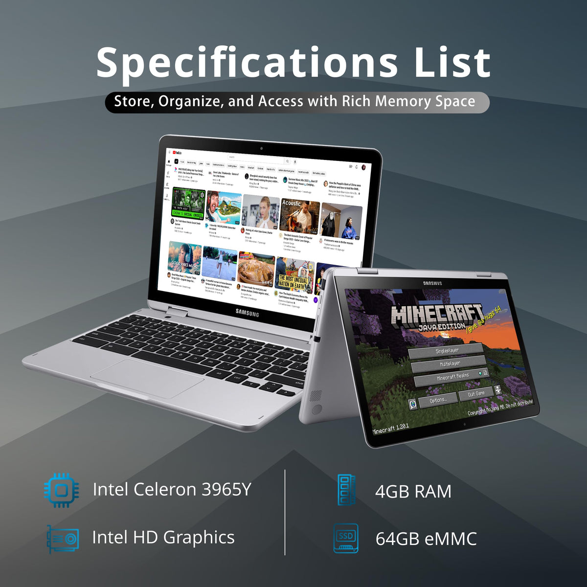 12.2" Touchscreen 2-in-1 Laptop W525