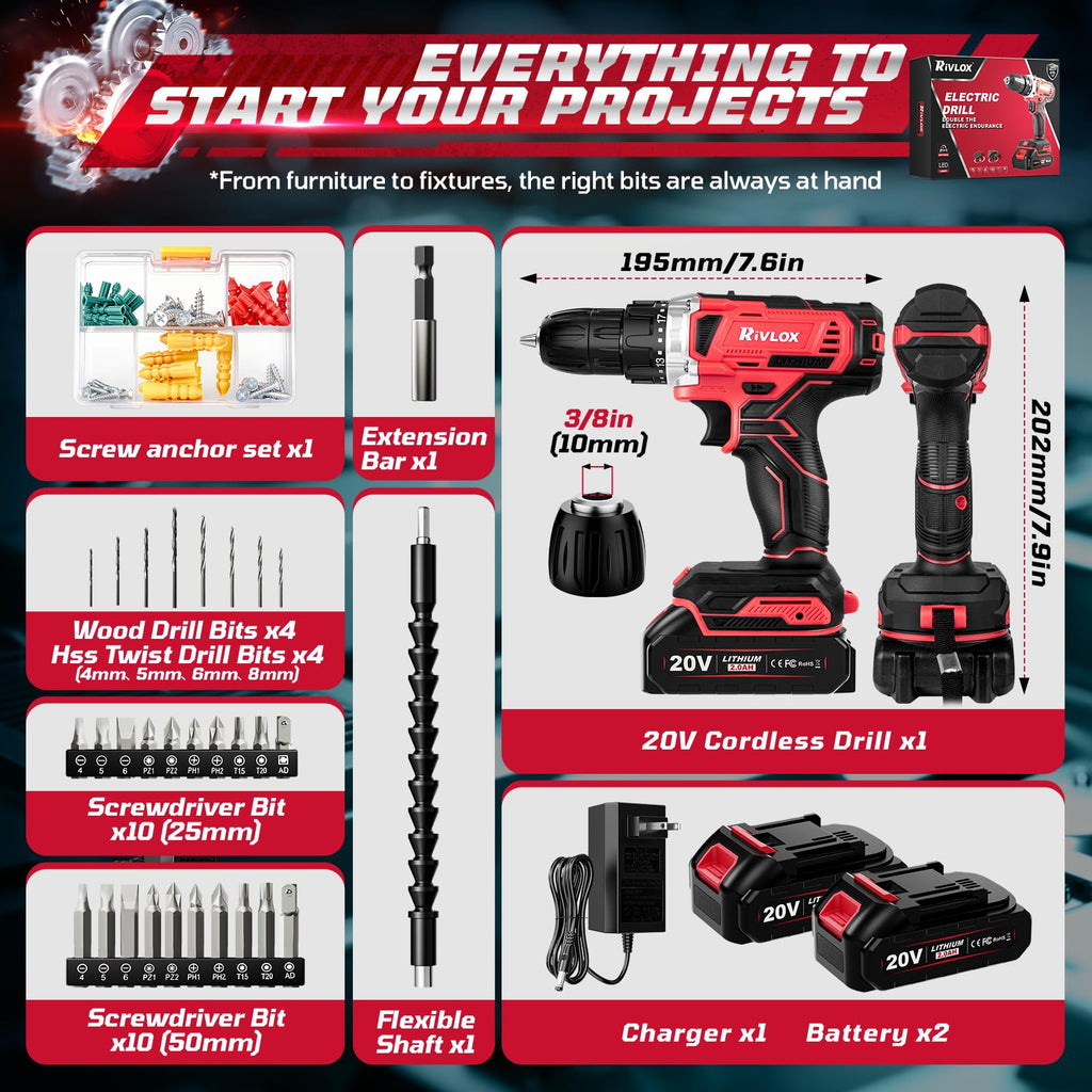 Cordless Drill Set C665