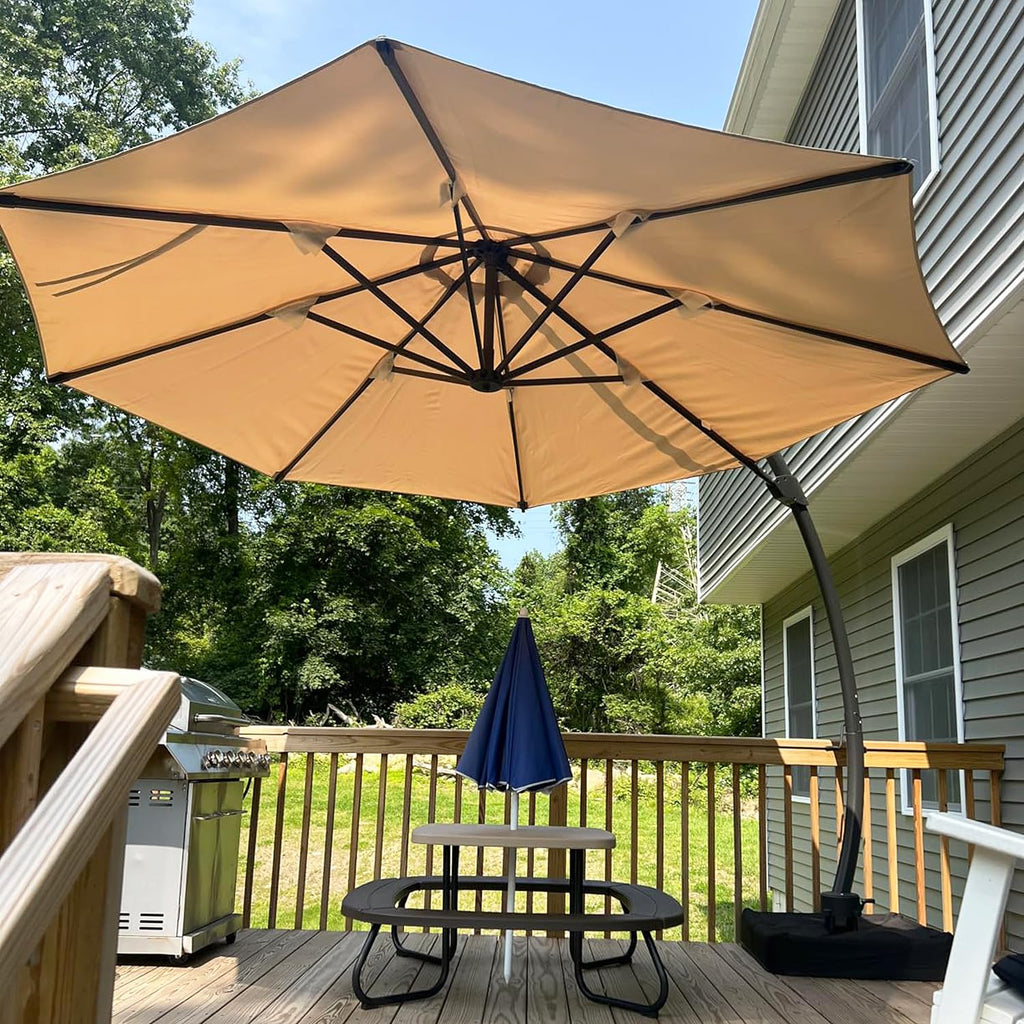 11 FT Aluminum Offset Cantilever Umbrella U607
