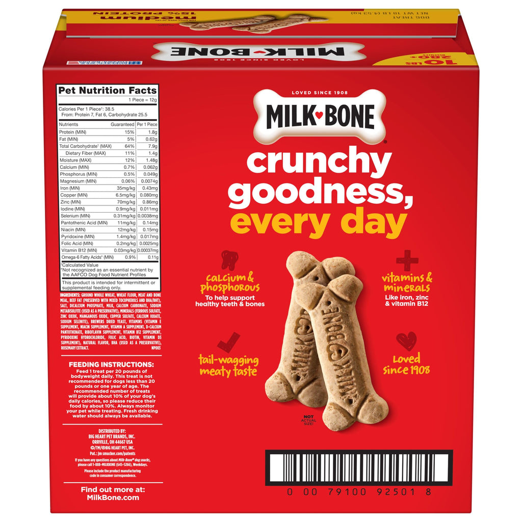 Medium Dog Biscuits 10 lb Box O2619