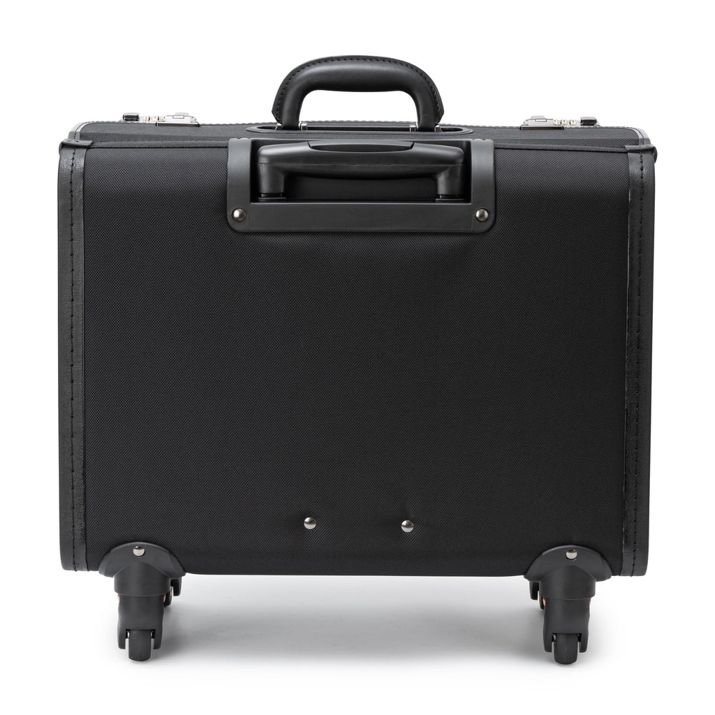 Wheeled Briefcase with 17” Laptop Compartment and Dual Combo Locks B830325