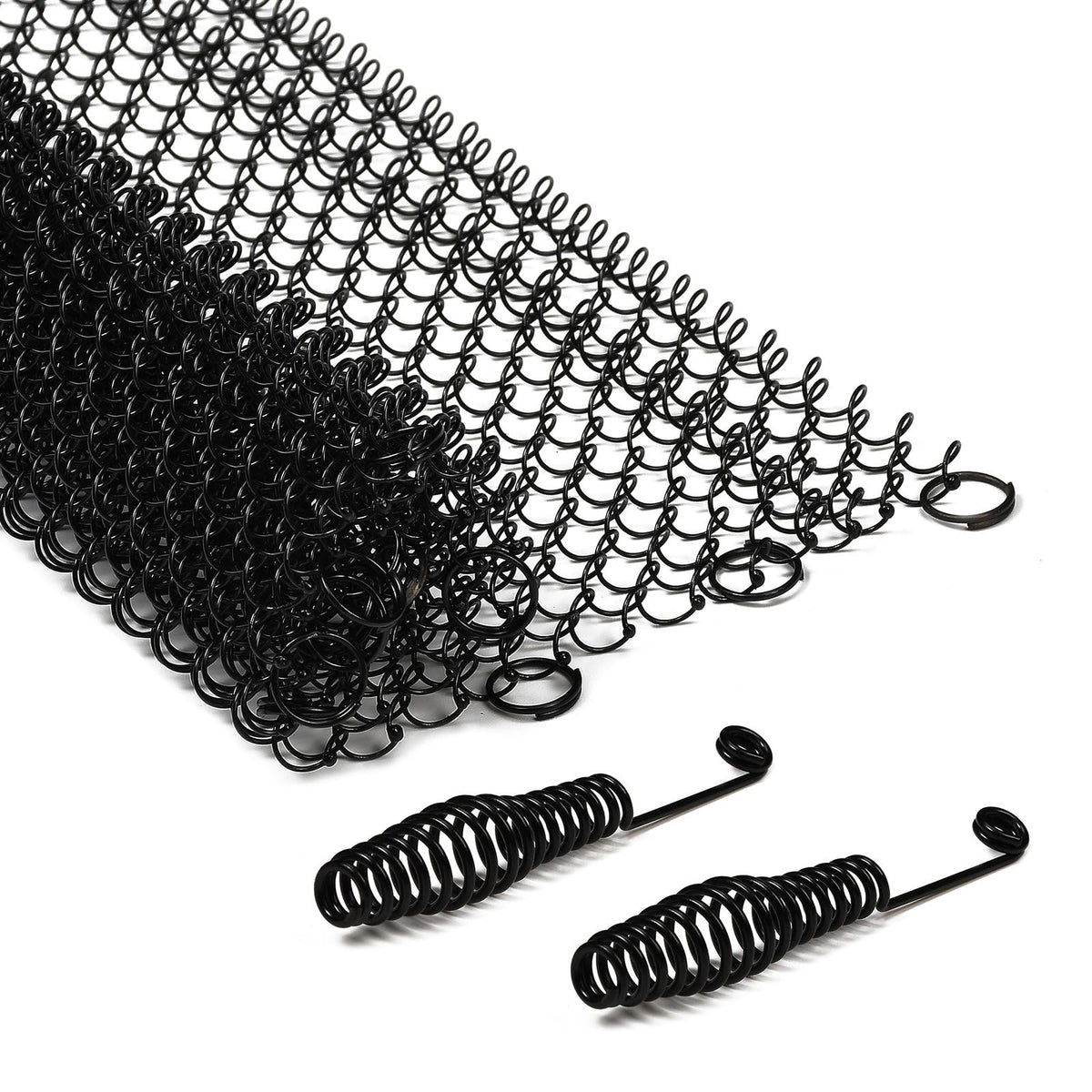 2 Pack Fireplace Screen Mesh Curtain D2765