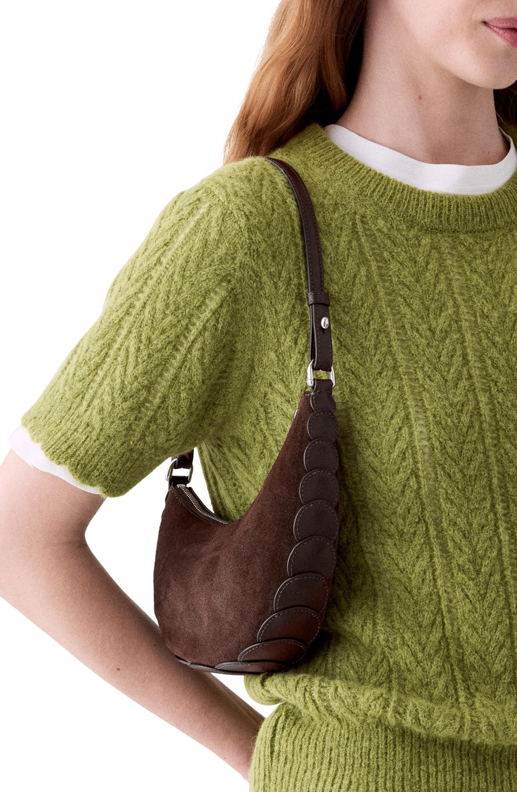 Suede Mini Shoulder Bag V772457