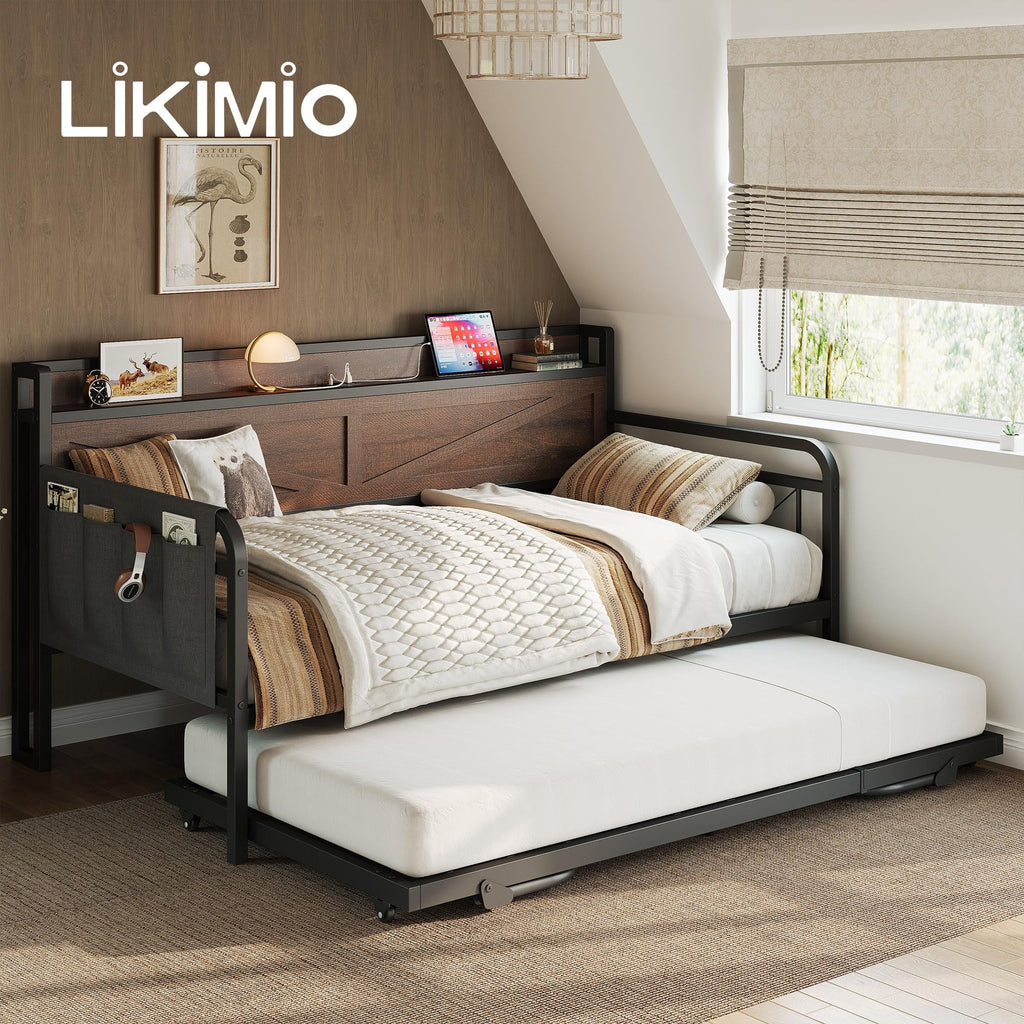 Twin Daybed with Pop Up Trundle Y950285