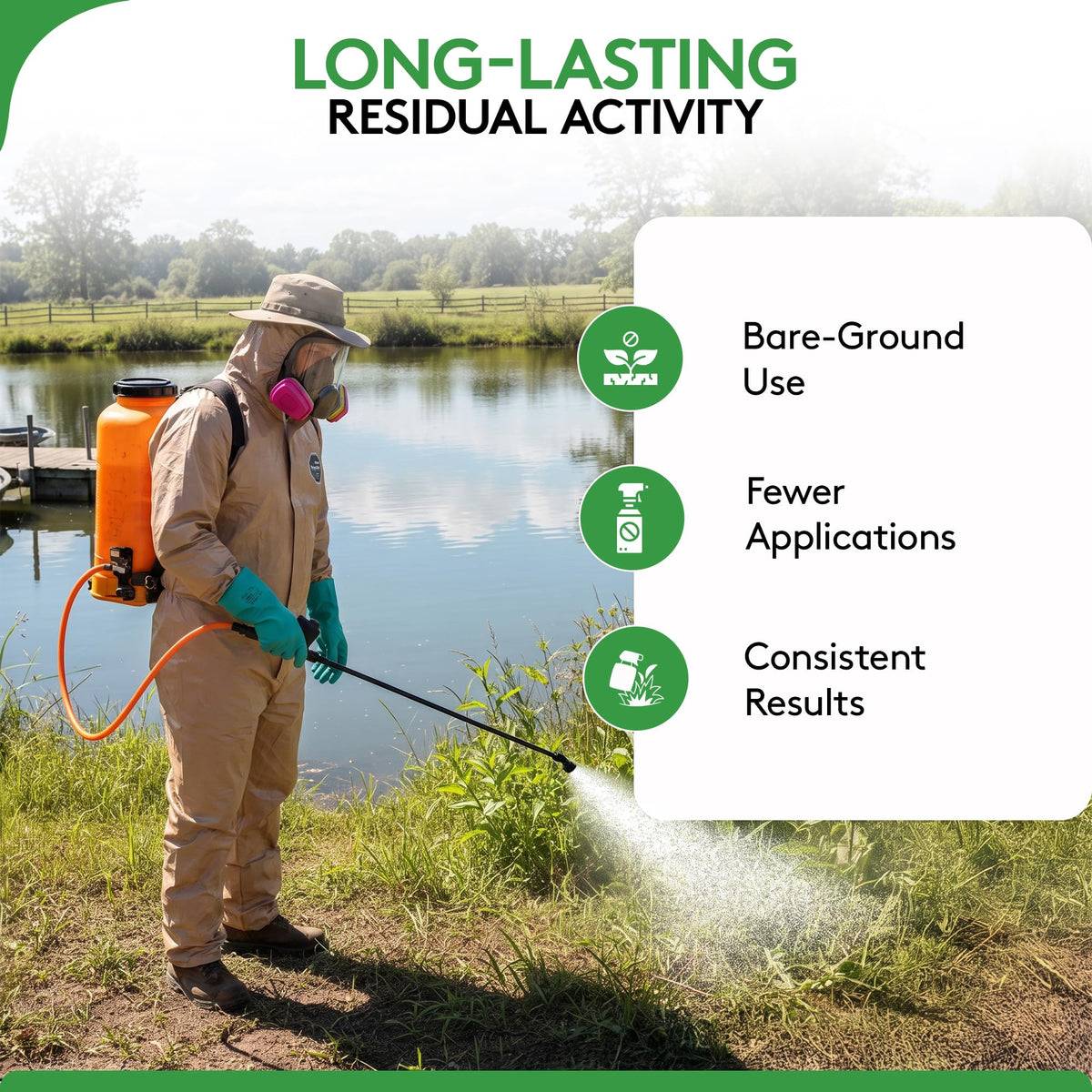 Imazapyr 4 SL Herbicide 2.5 Gallon Liquid Weed Killer F18128