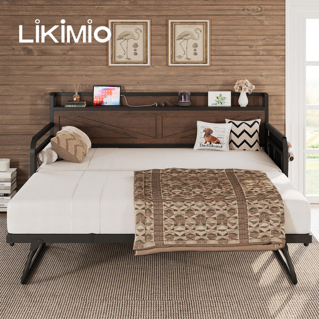 Twin Daybed with Pop Up Trundle Y950285