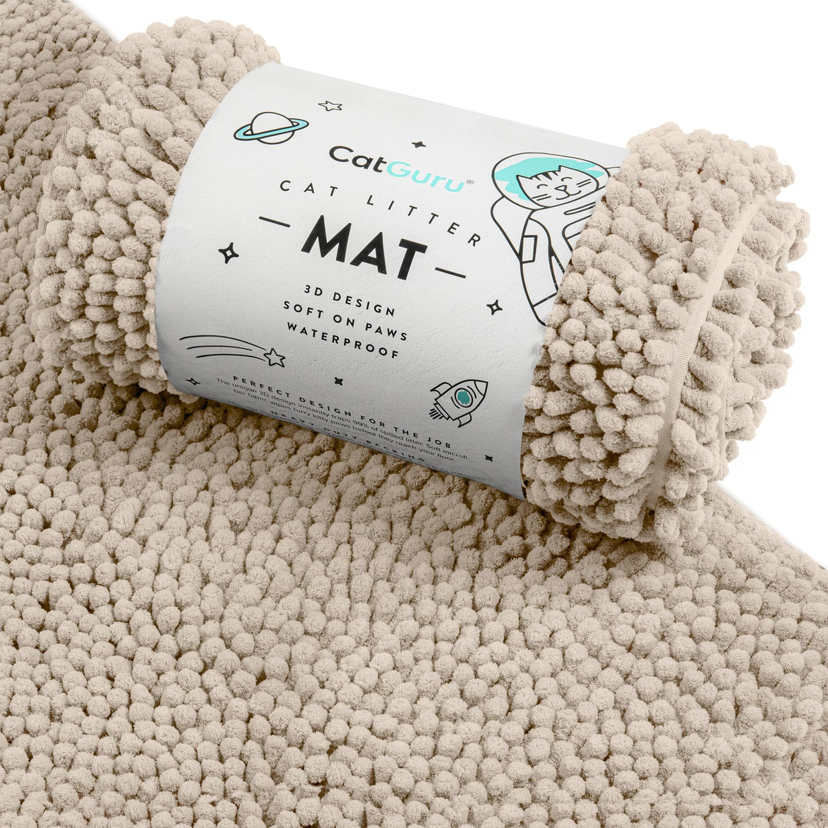 Super Absorbent Waterproof Non Slip Cat Litter Mat U1721